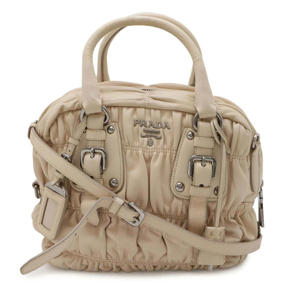 PRADA Pink Leather Shoulder Bag - Picture 2 of 10
